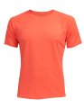 Heren Sportshirt CONA SPORTS Rainbow Tech Tee neon Peach